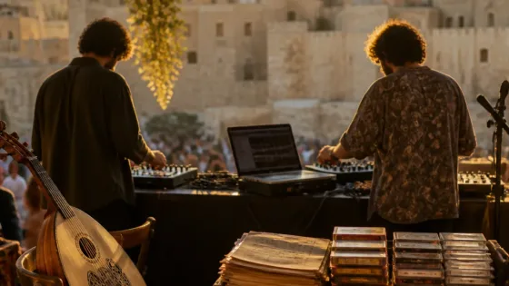 Des musiciens palestiniens reconstruisent leur patrimoine musical au festival Jodhpur RIFF