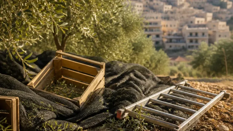 Violences de colons pendant la récolte des olives : diplomates et villageois palestiniens attaqués à Taybeh