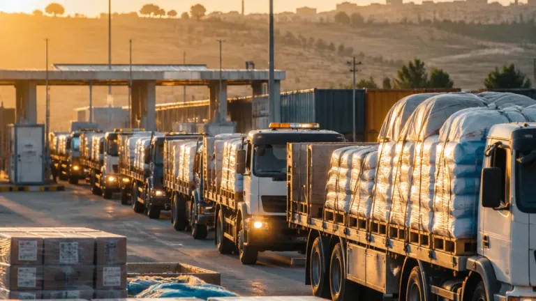L'Égypte envoie plus de 280 camions de nourriture à Gaza pour pallier la pénurie de pain