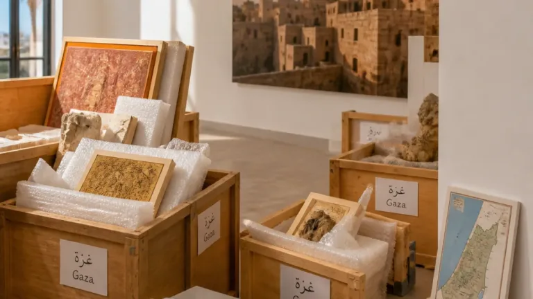 Des œuvres venues de Gaza exposées à Dublin : six artistes palestiniens à l’IMMA